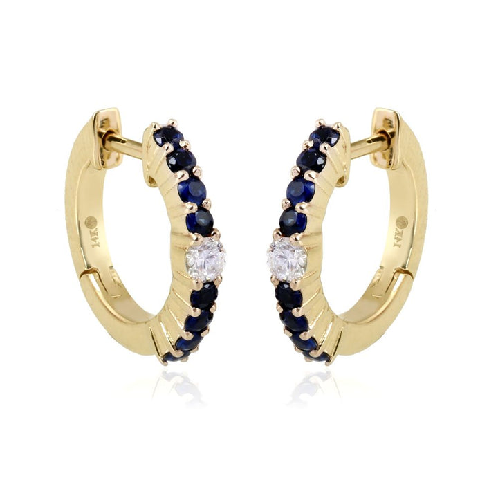 Color-Pop Diamond Huggies