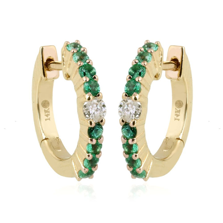 Color-Pop Diamond Huggies