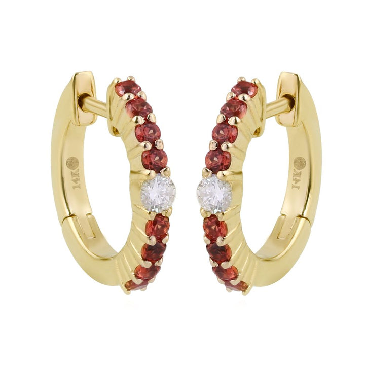 Color-Pop Diamond Huggies