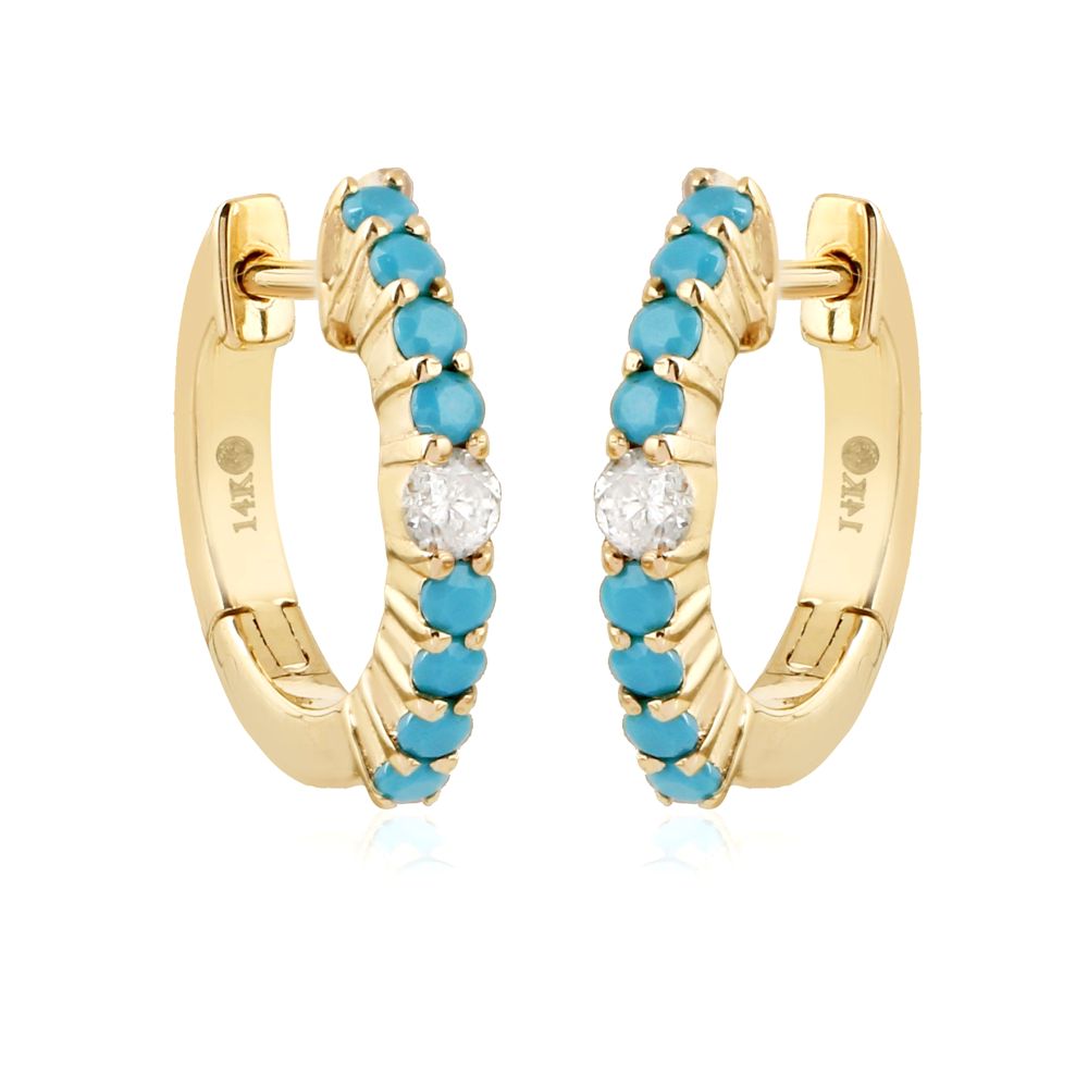 Color-Pop Diamond Huggies