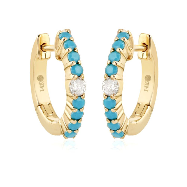 Color-Pop Diamond Huggies