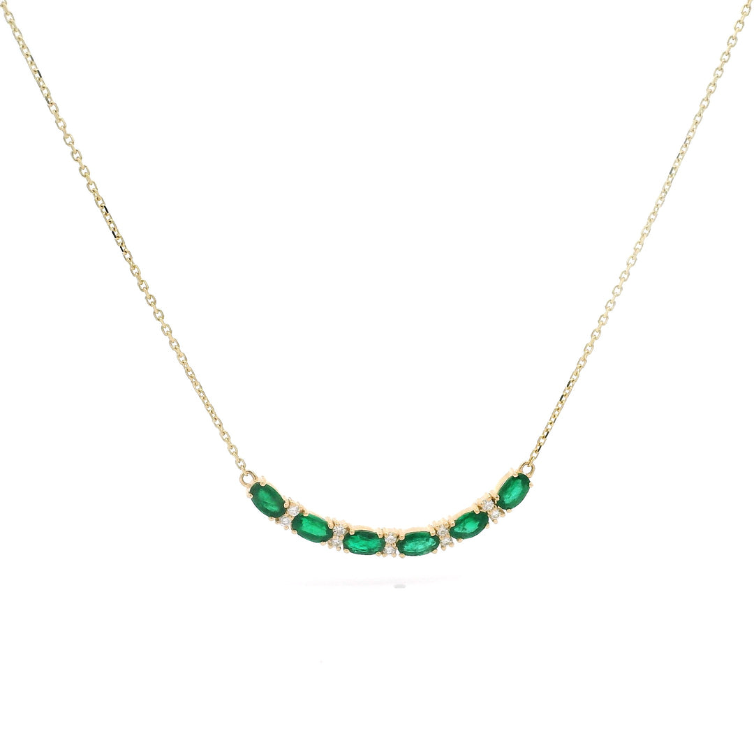 Emerald Afterglow Necklace