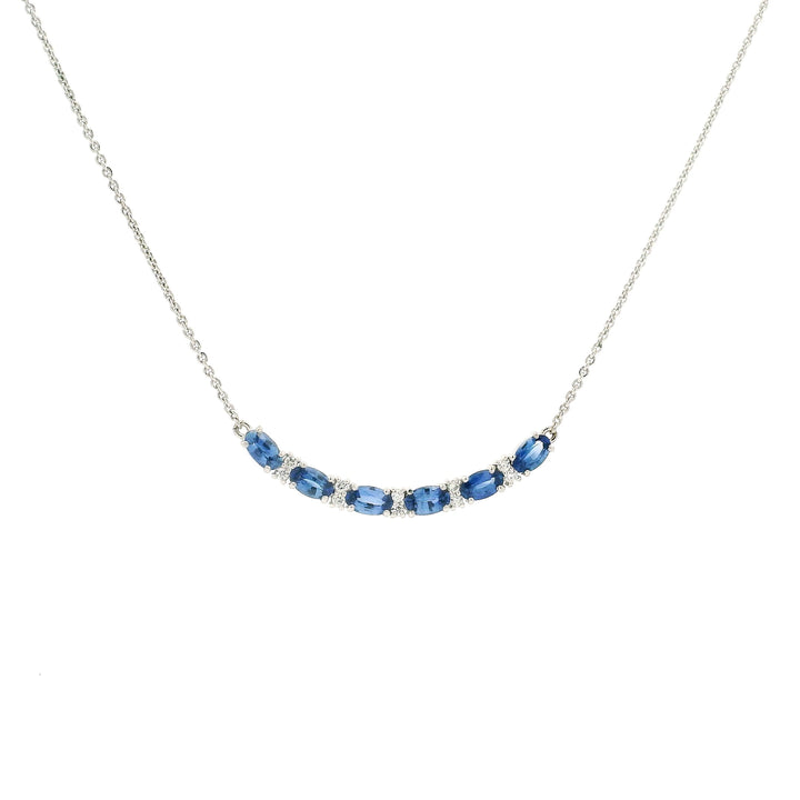 Diamond and Sapphire Sonnet Necklace