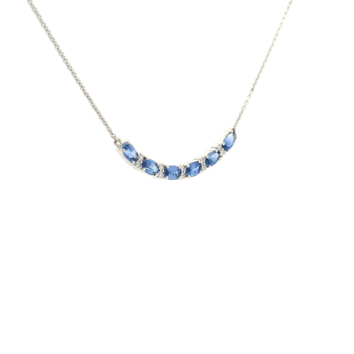 Diamond and Sapphire Sonnet Necklace