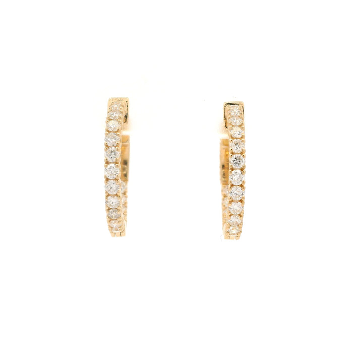Athena Diamond Hoops