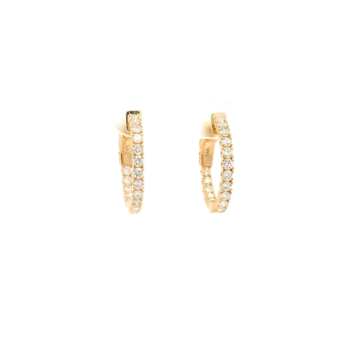 Athena Diamond Hoops