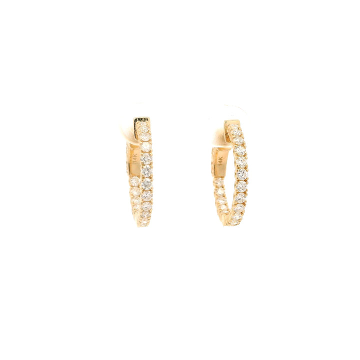 Athena Diamond Hoops