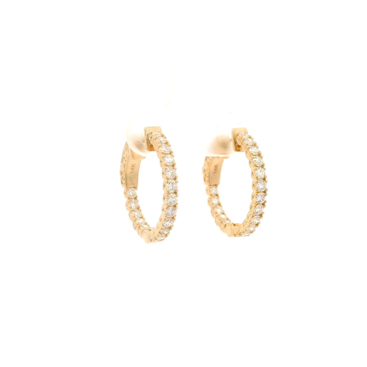 Athena Diamond Hoops