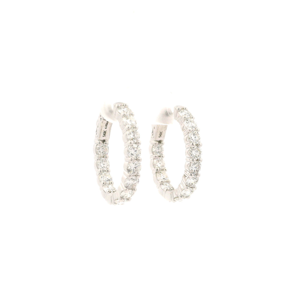 Hestia Diamond Hoops