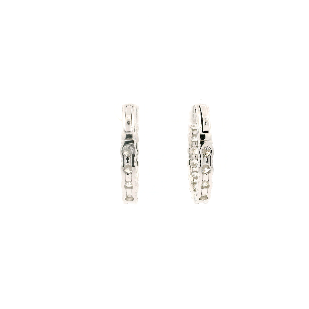 Hestia Diamond Hoops