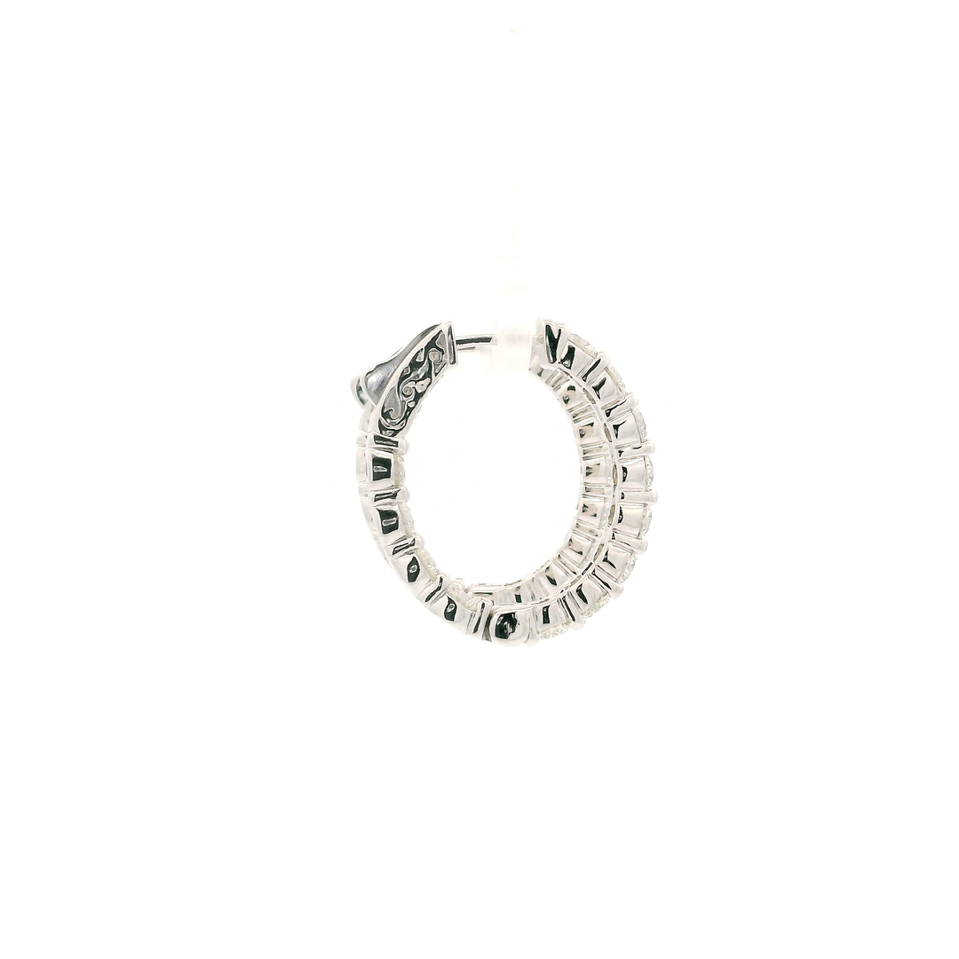 Hestia Diamond Hoops