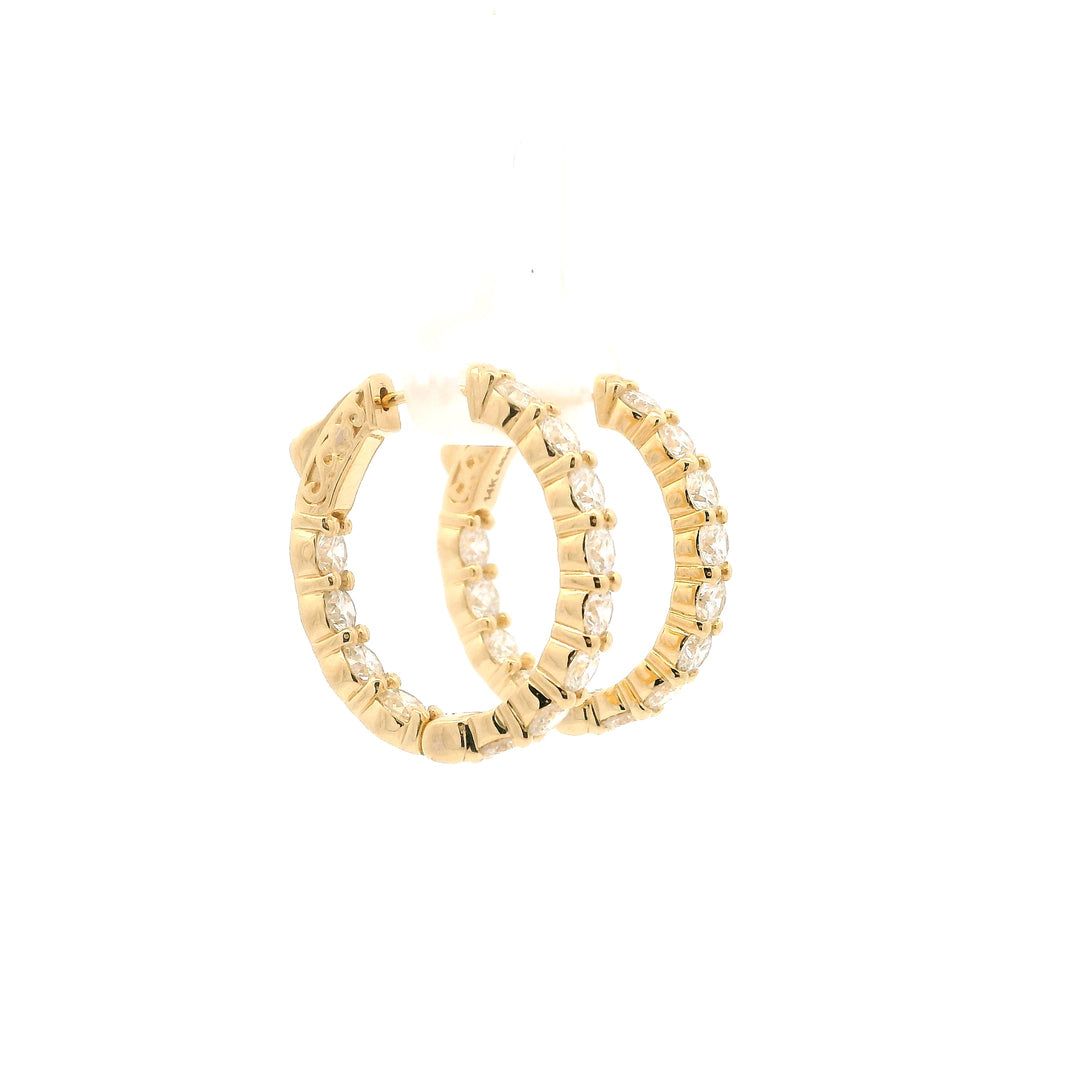 Hestia Diamond Hoops