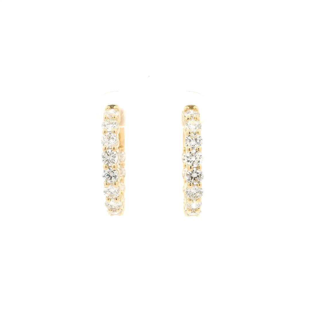 Hestia Diamond Hoops