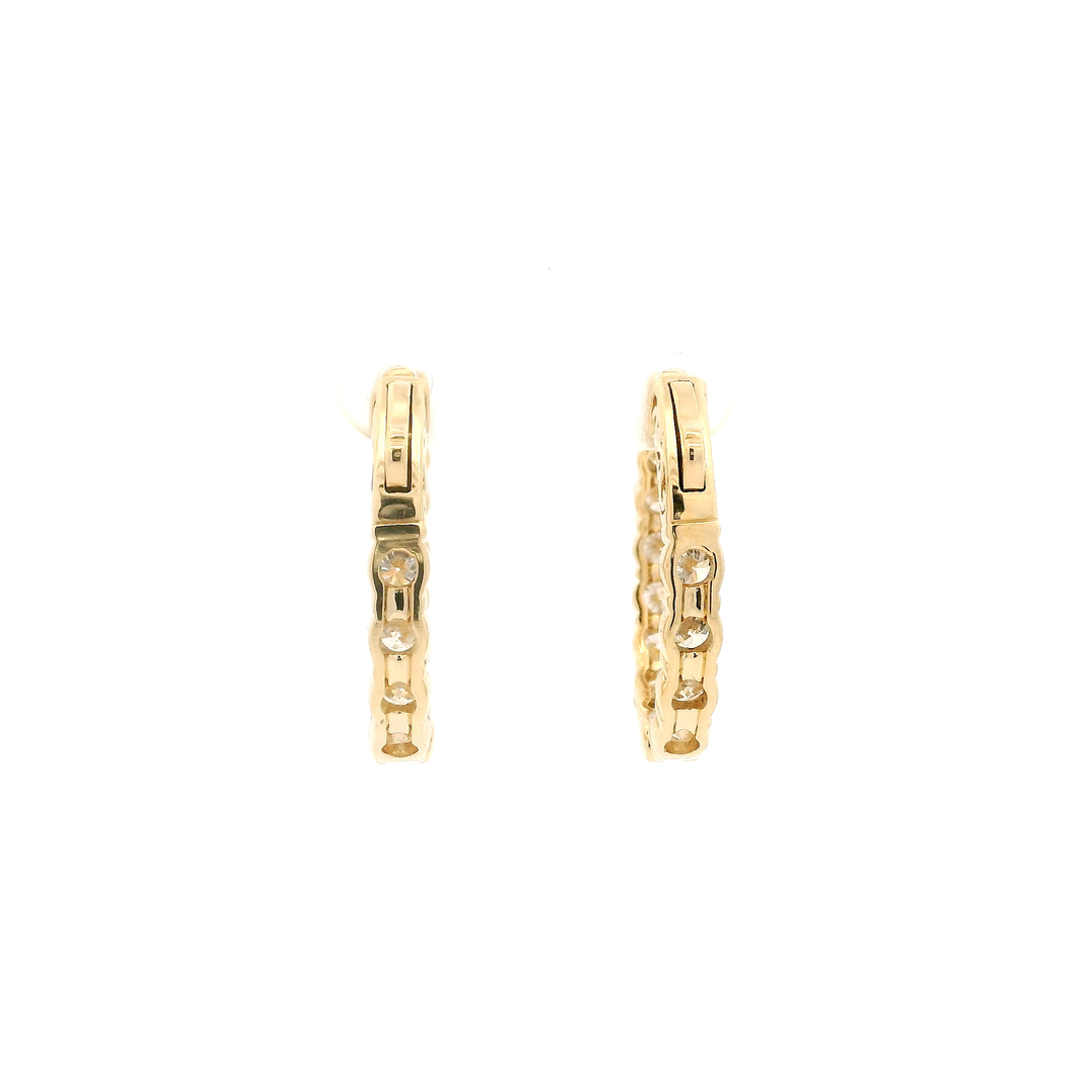 Hestia Diamond Hoops