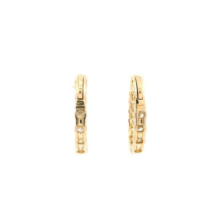 Hestia Diamond Hoops