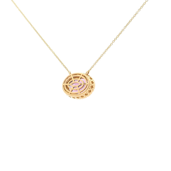 Halo Amethyst Bloom Necklace