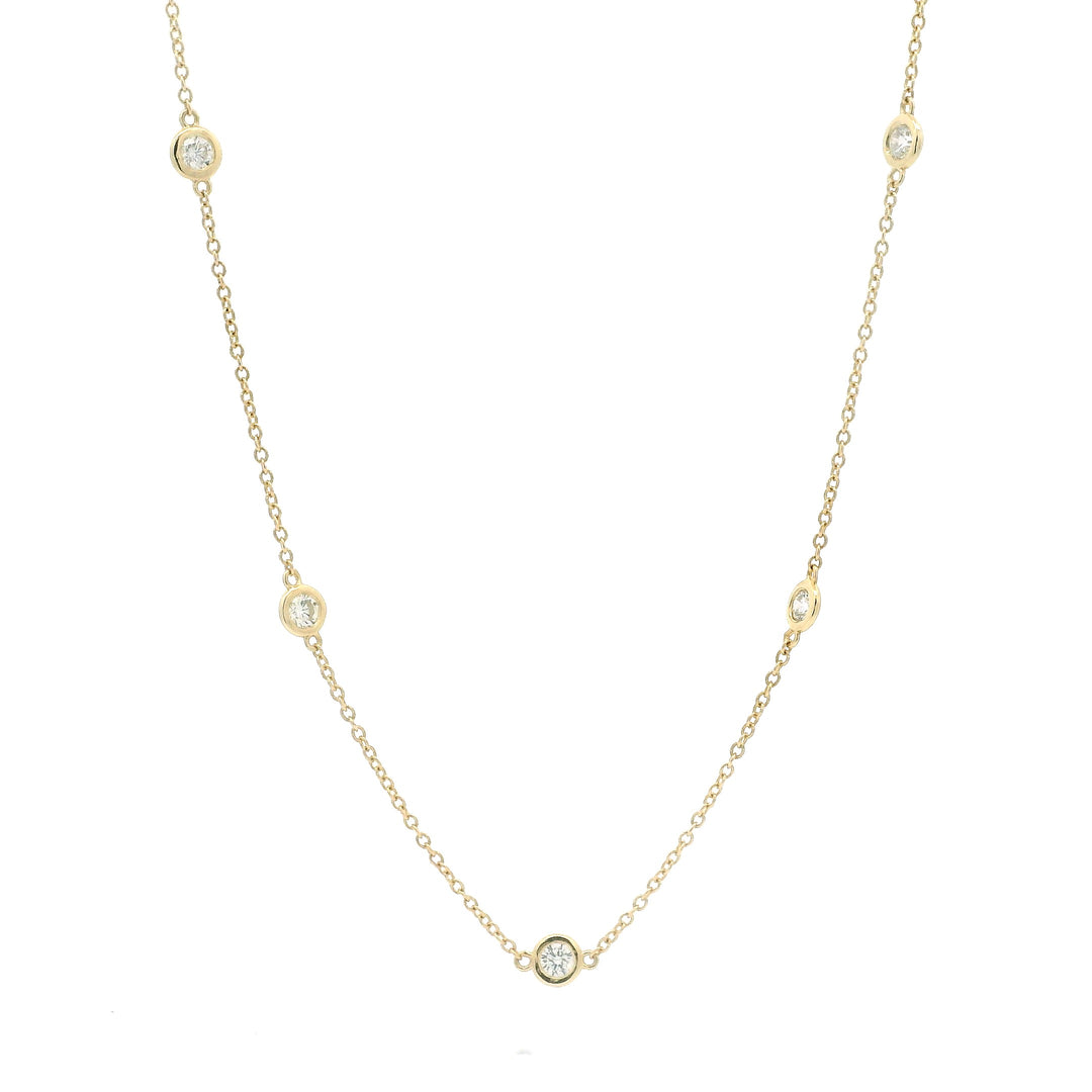 Custom Design: Diamond Yard Necklace
