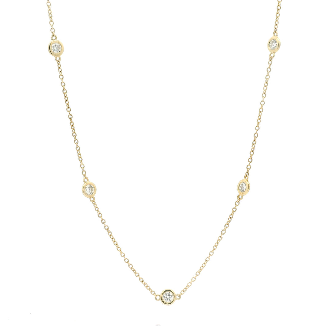 Custom Design: Diamond Yard Necklace