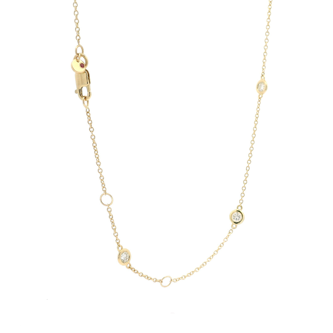 Custom Design: Diamond Yard Necklace