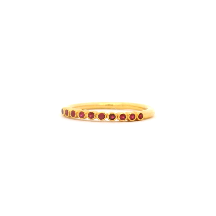 Ruby Halo Ring