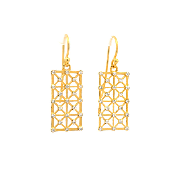 Diamond Matrix Earrings