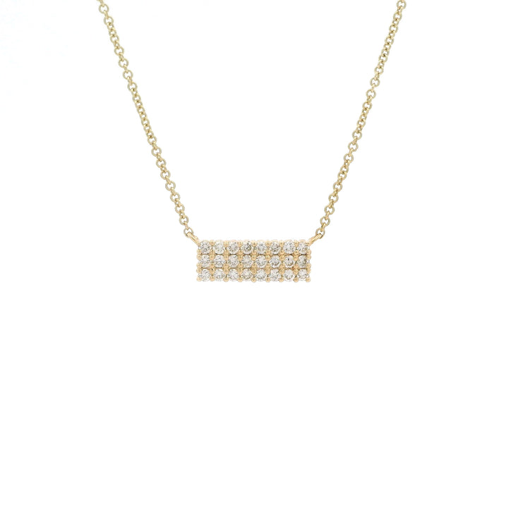 Dainty Domino Diamond Necklace