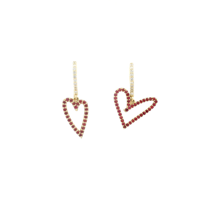 My Hearts Collection: Custom 2-Heart Earrings