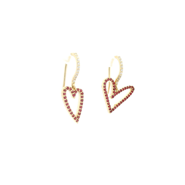 My Hearts Collection: Custom 2-Heart Earrings