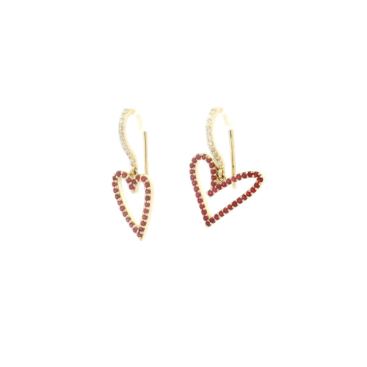 My Hearts Collection: Custom 2-Heart Earrings