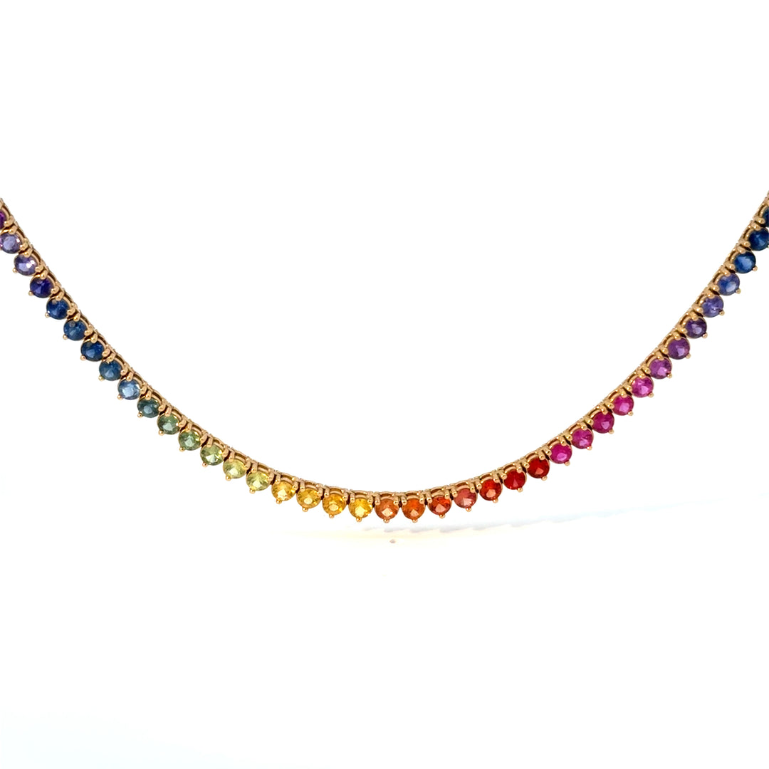 Custom Design: Sapphire Cascade Necklace