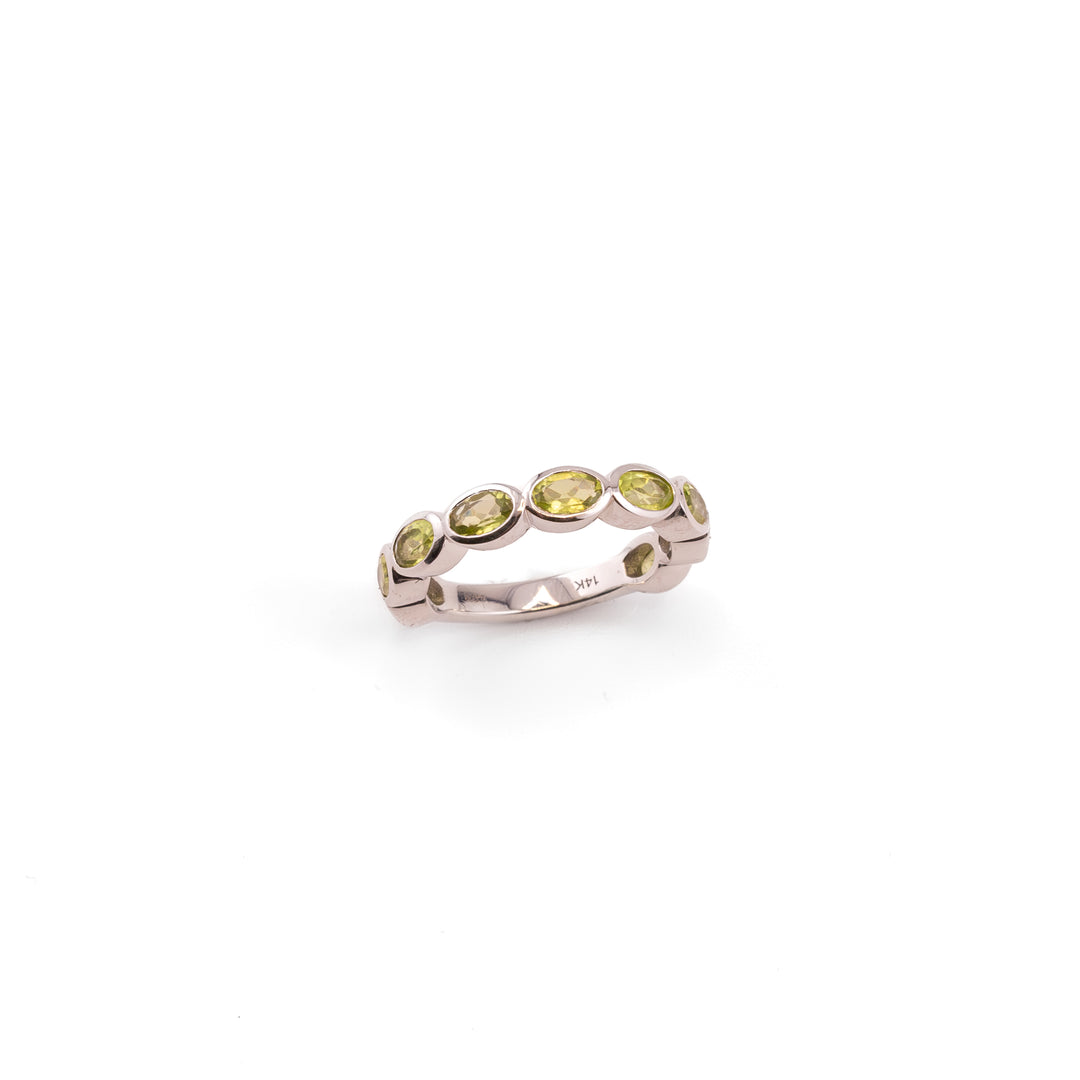 Oval Peridot Ring