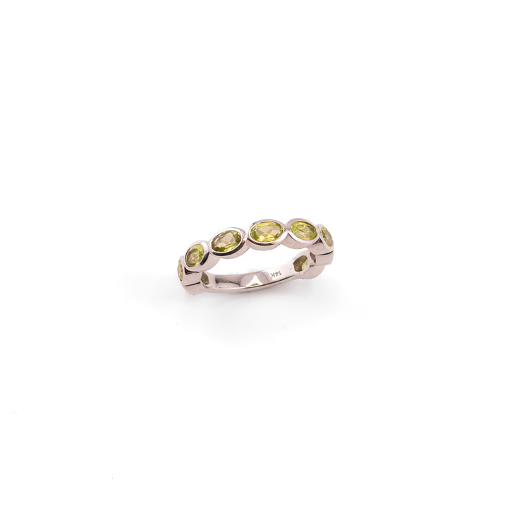 Oval Peridot Ring