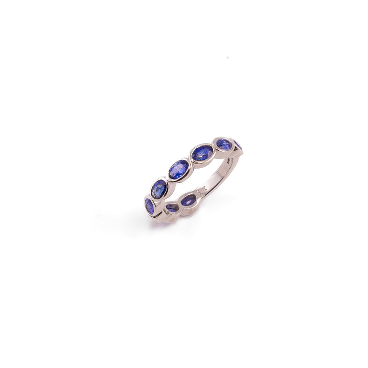 Sea Blue Sapphire Ring