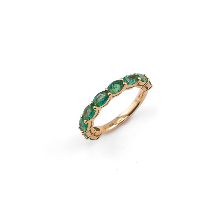 Emerald Arc Ring