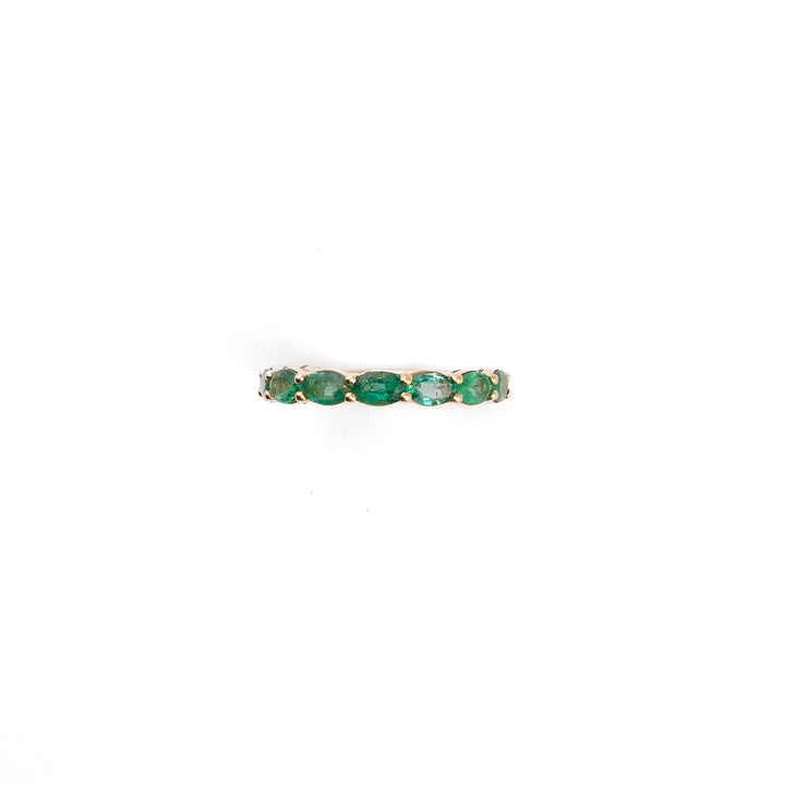 Emerald Arc Ring