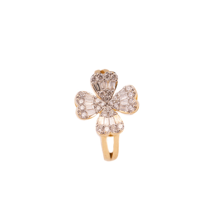 Diamond Baguette Bloom Ring