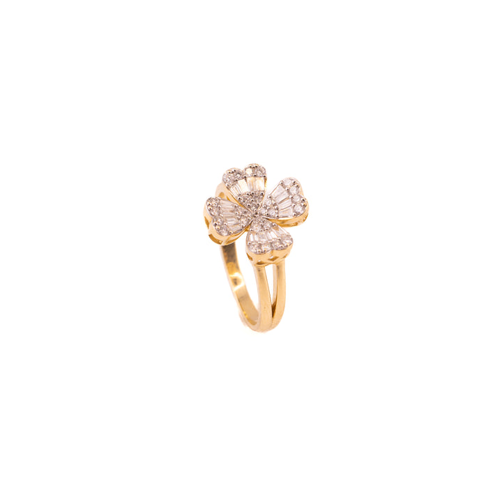 Diamond Baguette Bloom Ring