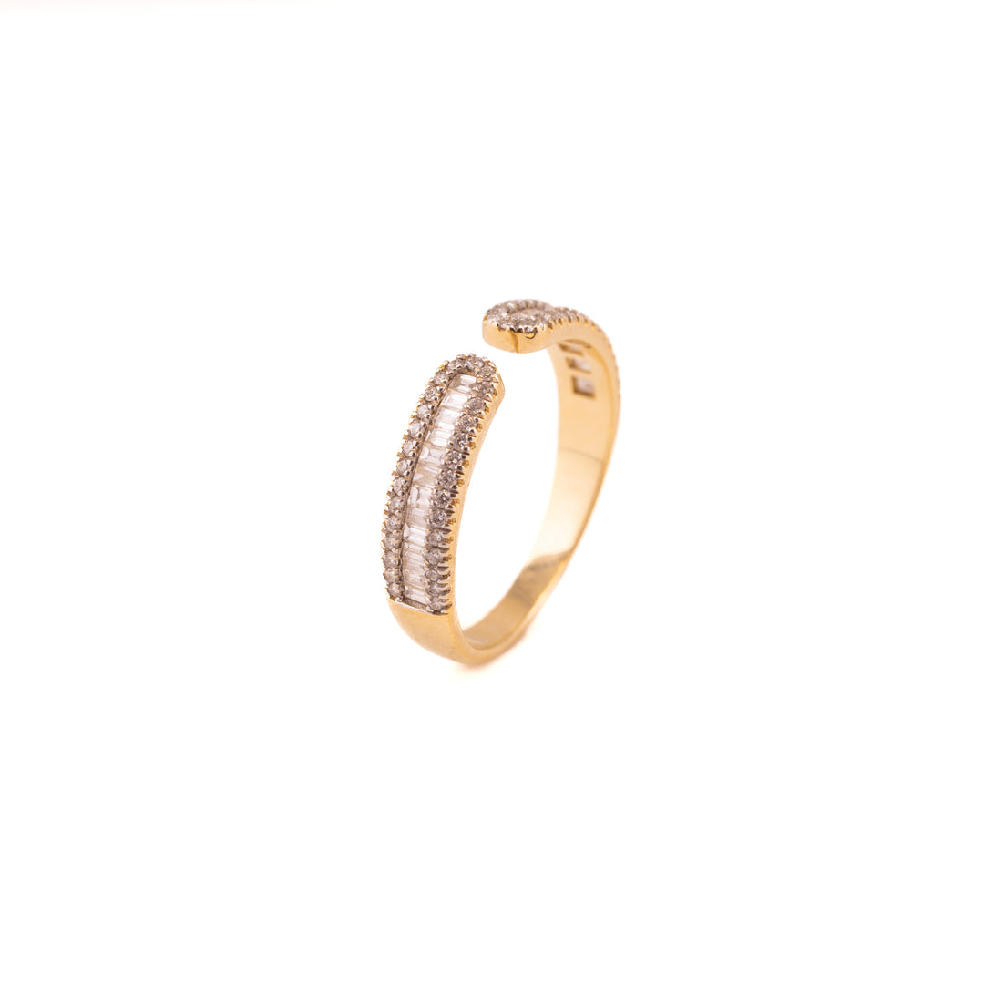 The Diamond Divide Ring
