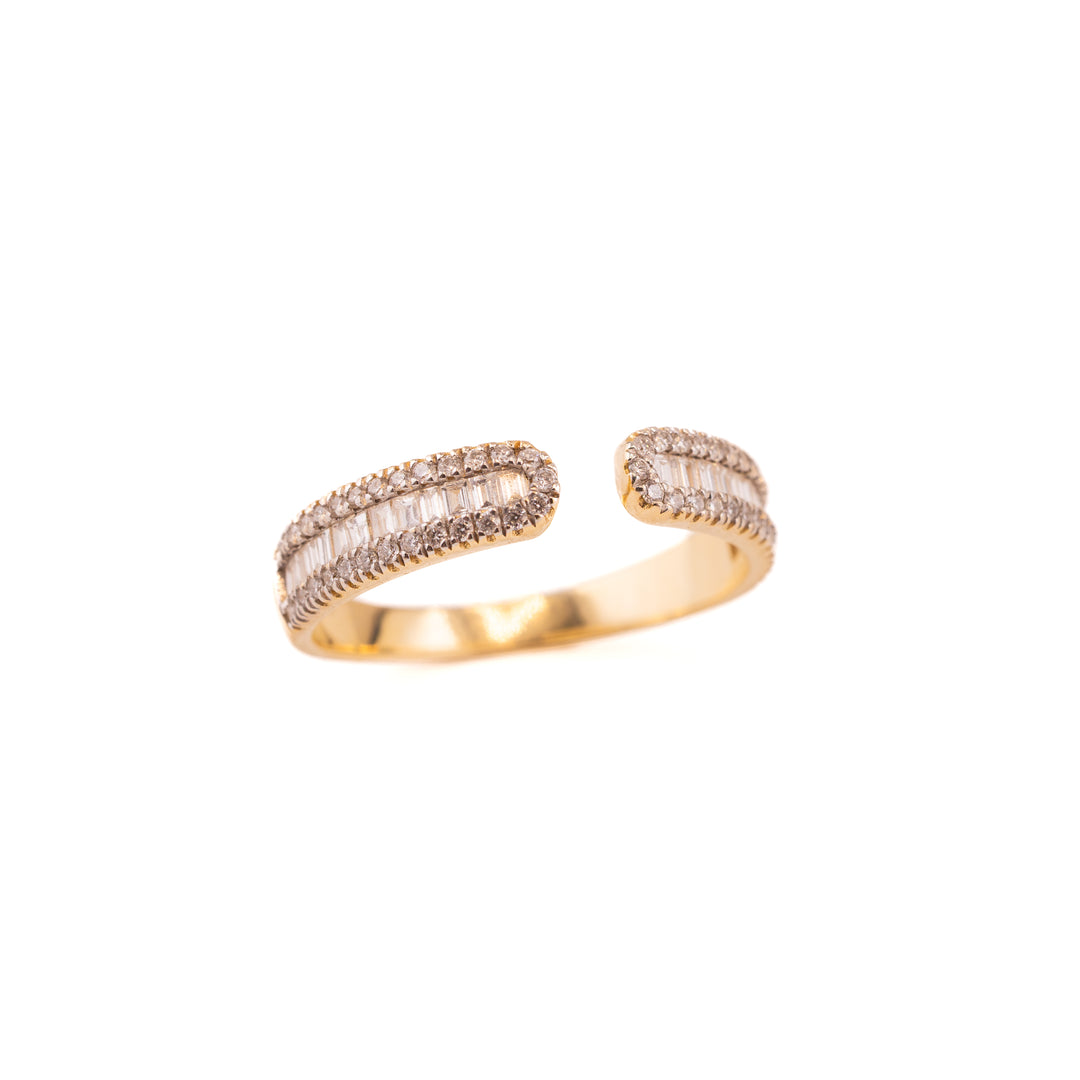 The Diamond Divide Ring