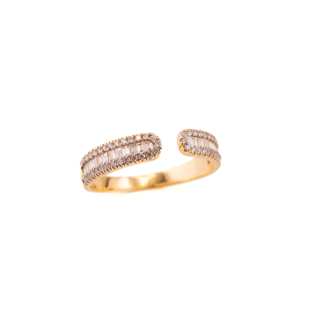 The Diamond Divide Ring