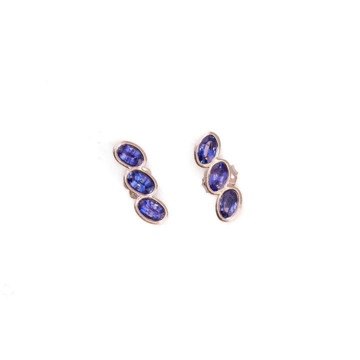 The Sapphire Cascade Studs
