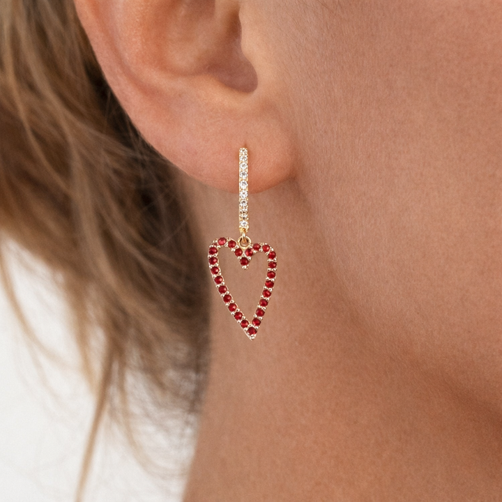 My Hearts Collection: Custom 2-Heart Earrings