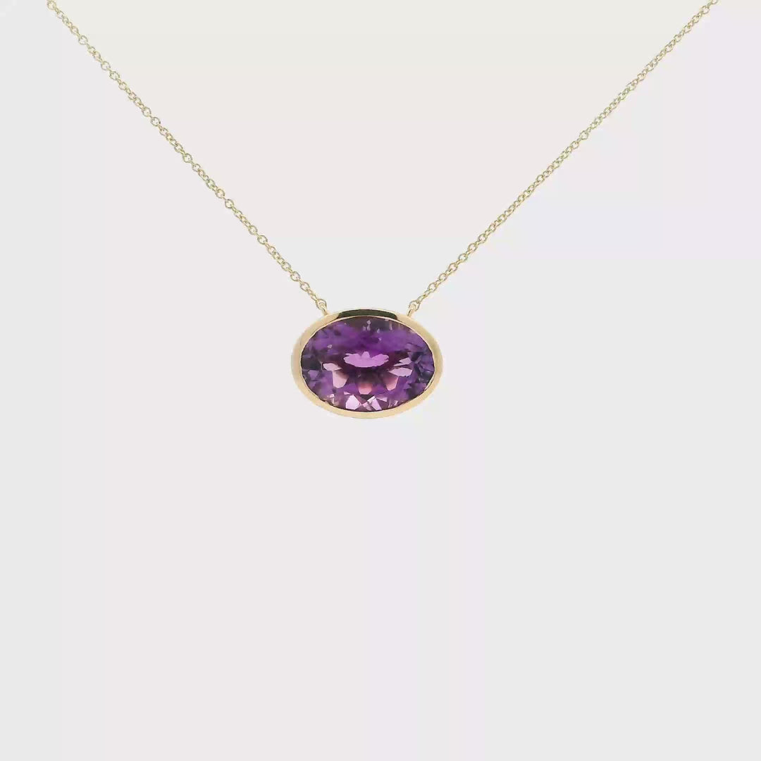 Amara Amethyst Necklace