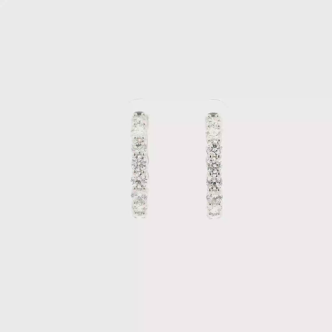 Hestia Diamond Hoops