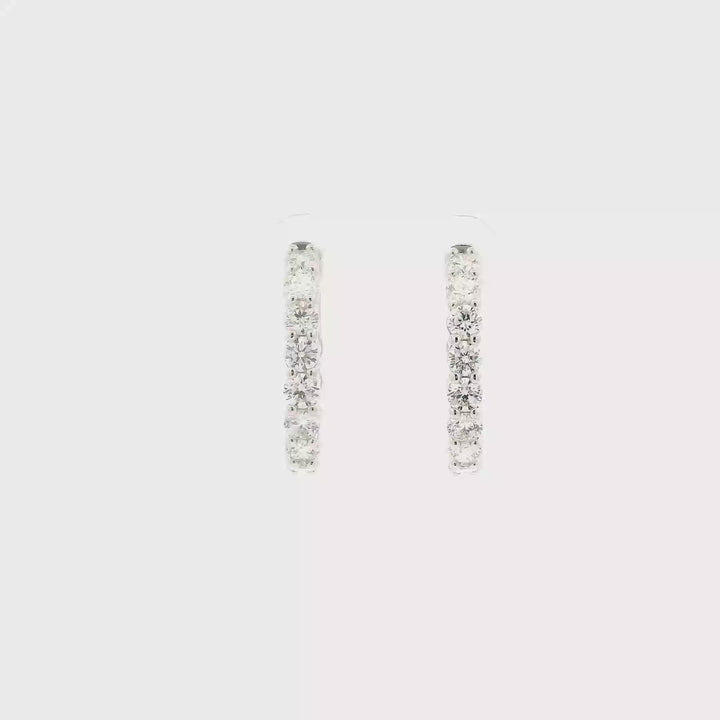 Hestia Diamond Hoops