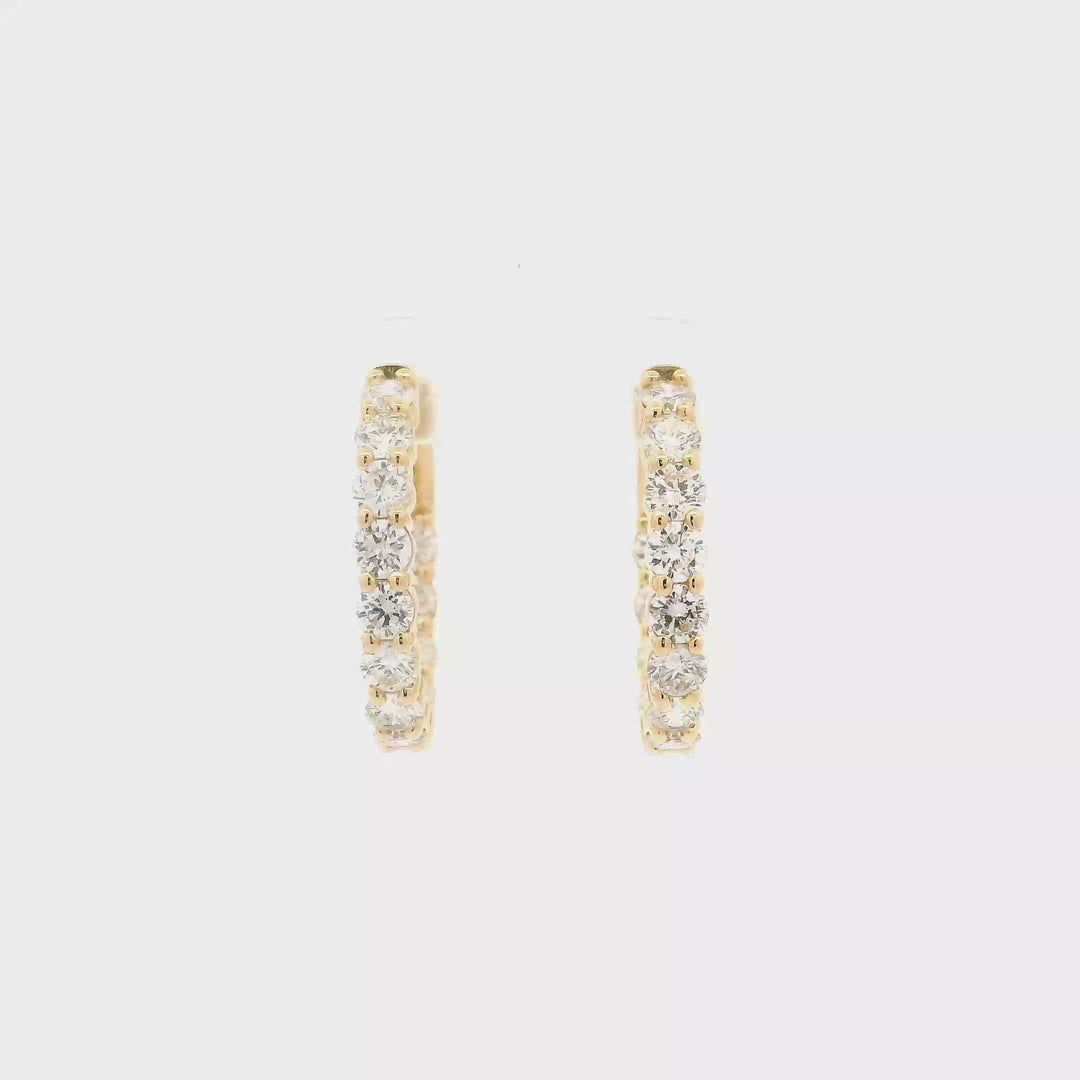 Hestia Diamond Hoops